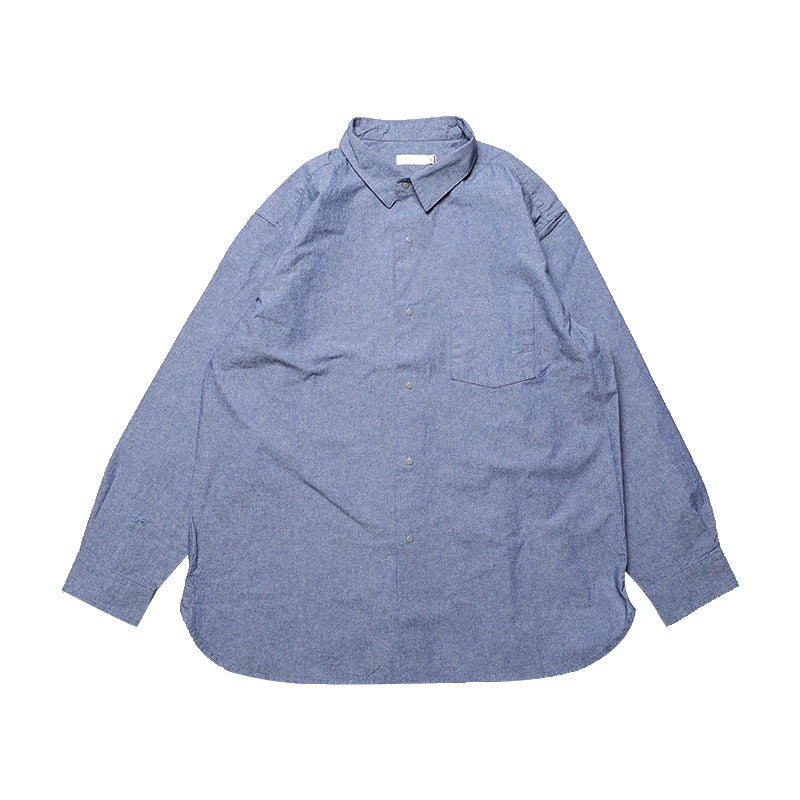Mountain series loose breathable washed long sleeve shirt
