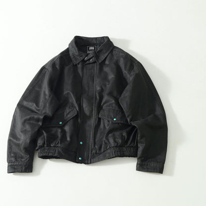 Washed Windproof Workwear Jacket – Vintage Loose Unisex