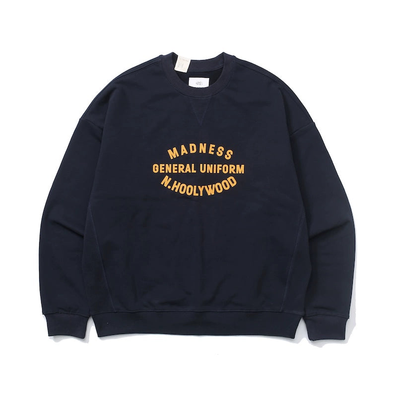 450g heavy round neck sweater print