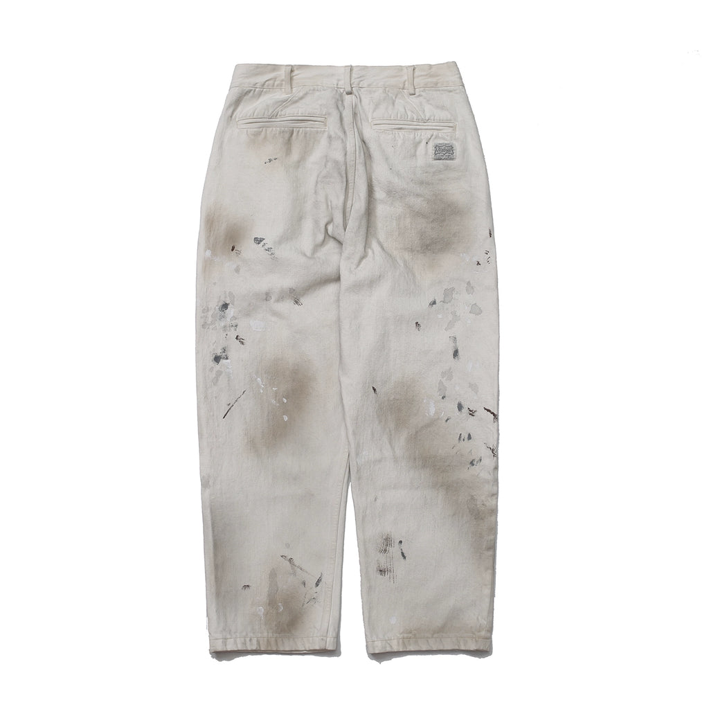 Make old graffiti, dirty jeans, overalls, old pants.