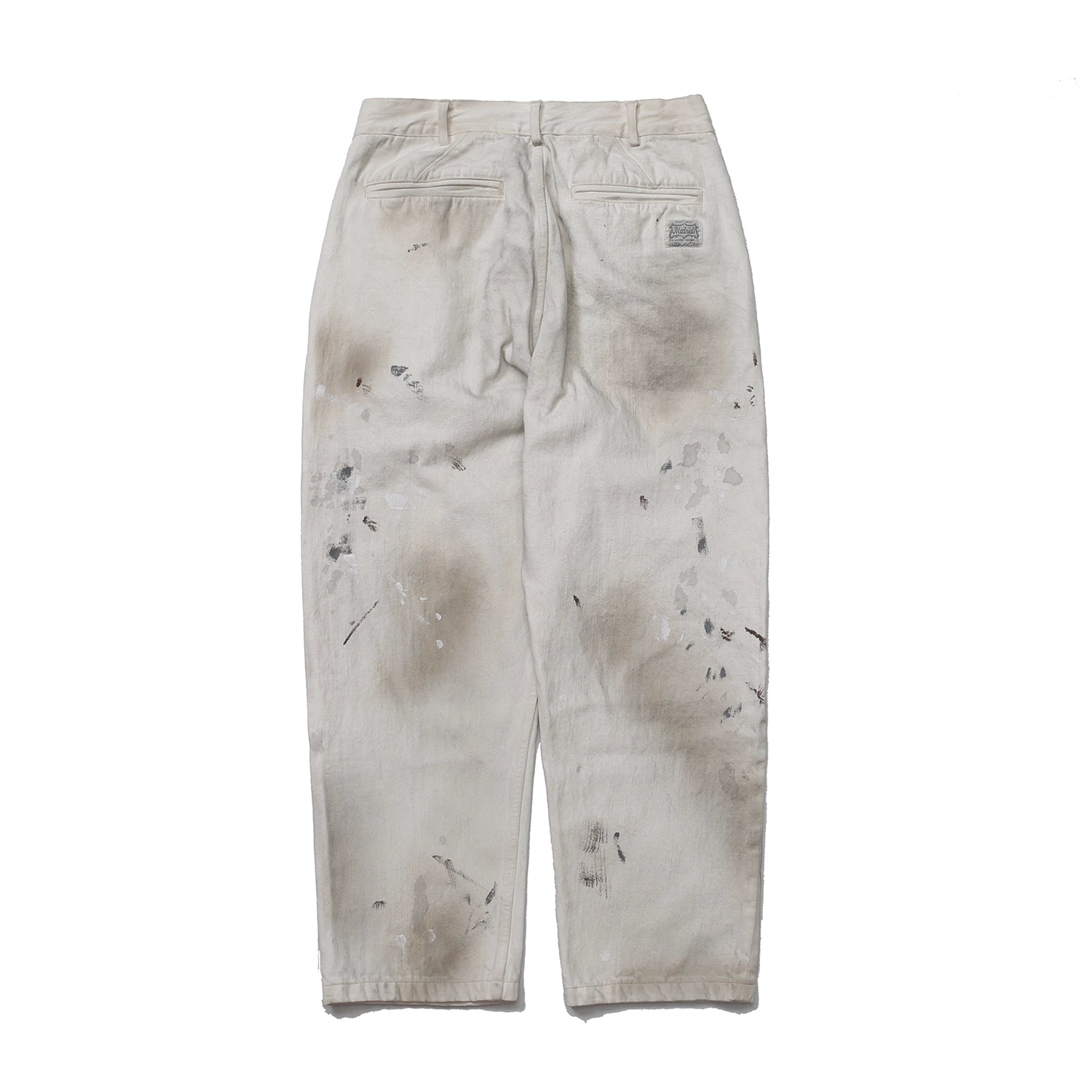 Make old graffiti, dirty jeans, overalls, old pants.