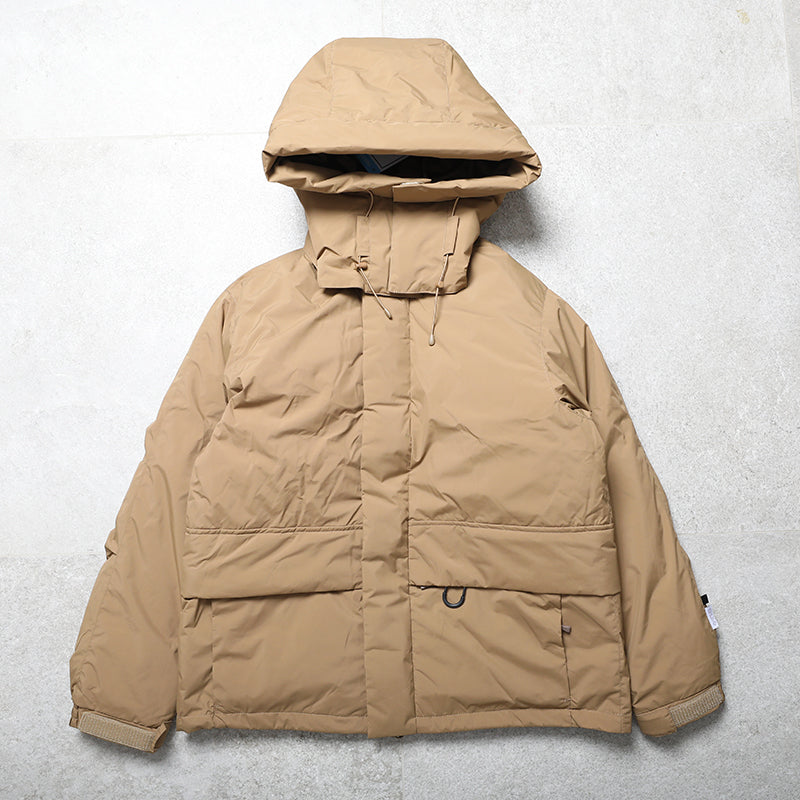 Hand Punch Big Doll PIE39 Japanese Functional Waterproof Outdoor Multi-Pocket Hooded Down Jacket