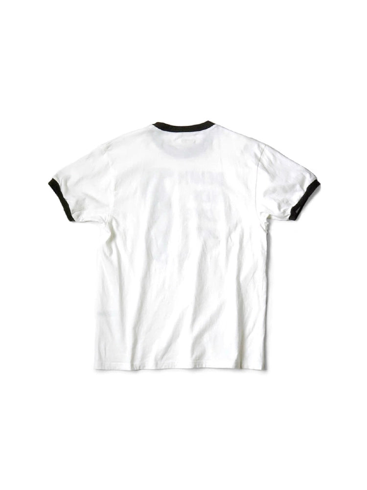 Japanese cat foam print pattern unisex loose crew neck short sleeve T-shirt