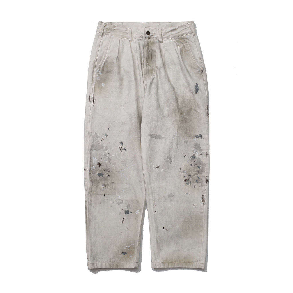 Make old graffiti, dirty jeans, overalls, old pants.