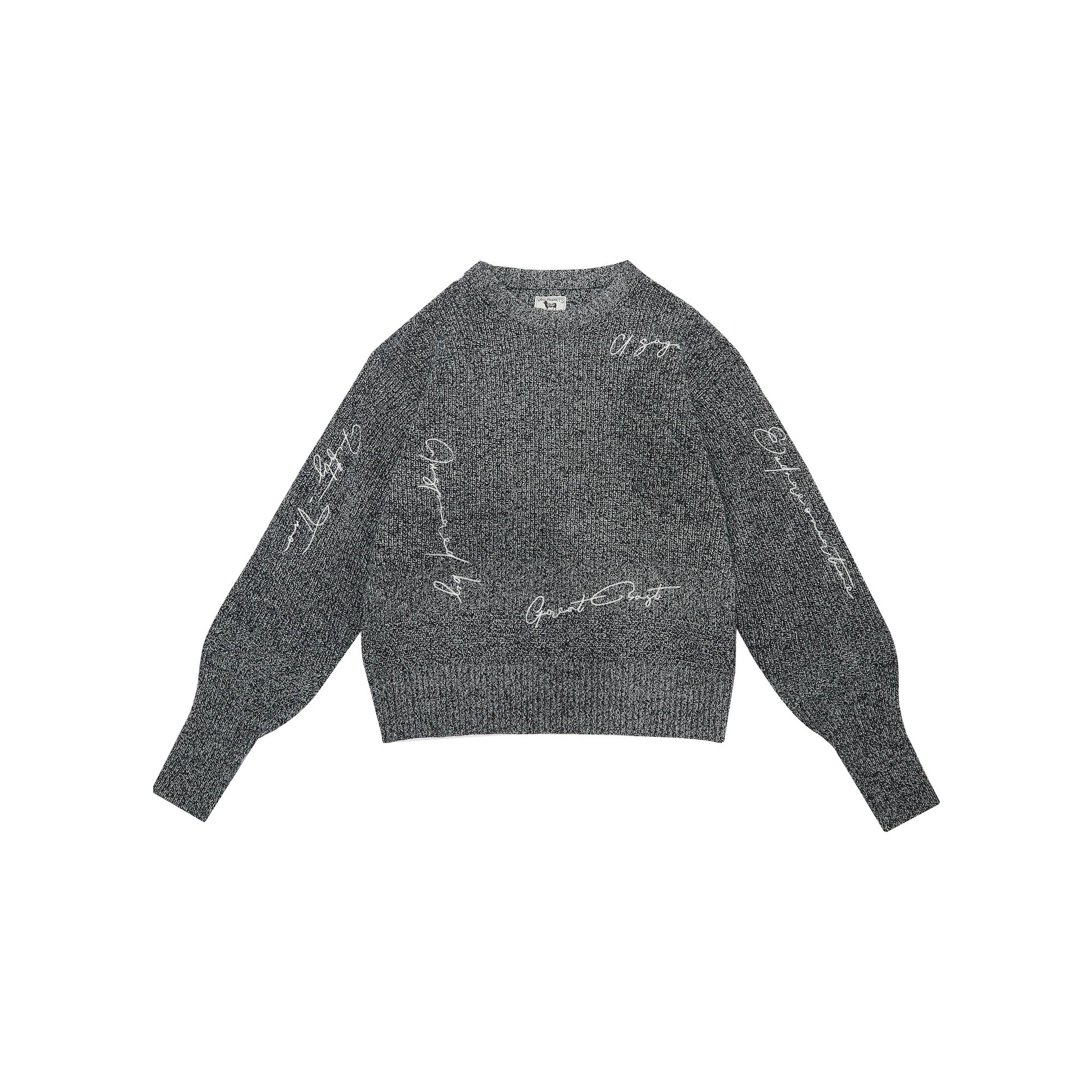 U.Sage FW24 USAGE Sailor Sweater Vintage all-wool signature embroidered sailor sweater