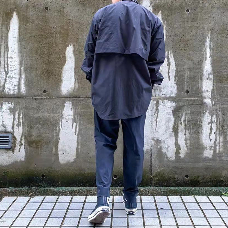 Japanese loose multi-pocket military-inspired jacket CityBoy men's and women's shirt