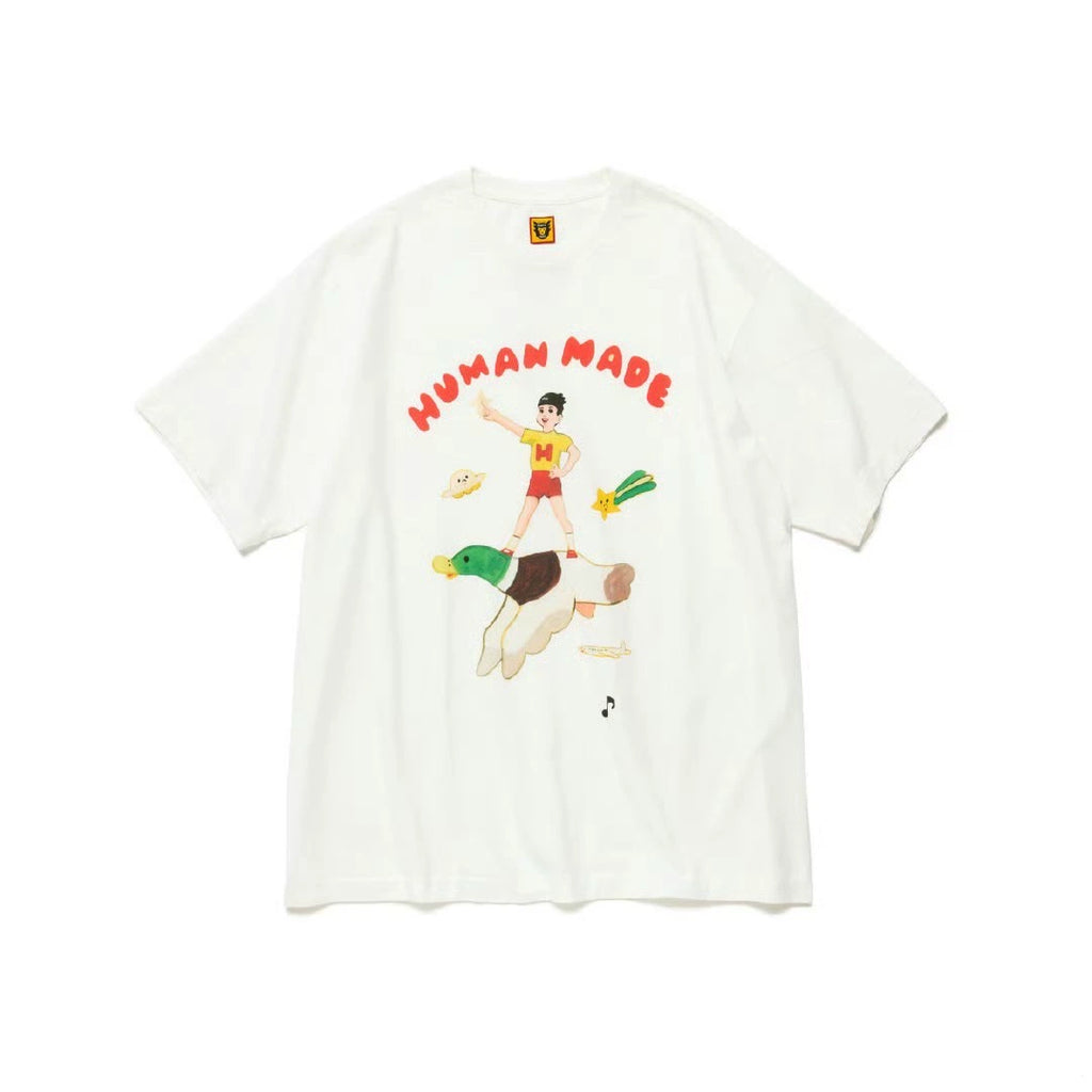 Japanese summer heavy short-sleeved T-shirt illustration series nigo short tee