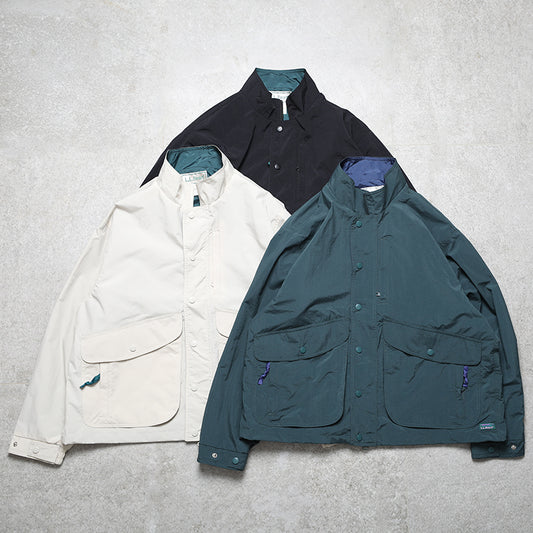 Couple Casual Retro Japanese Waterproof Outdoor Nylon Stand Collar Jacket