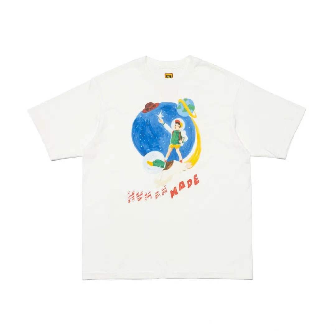 Japanese summer heavy short-sleeved T-shirt illustration series nigo short tee