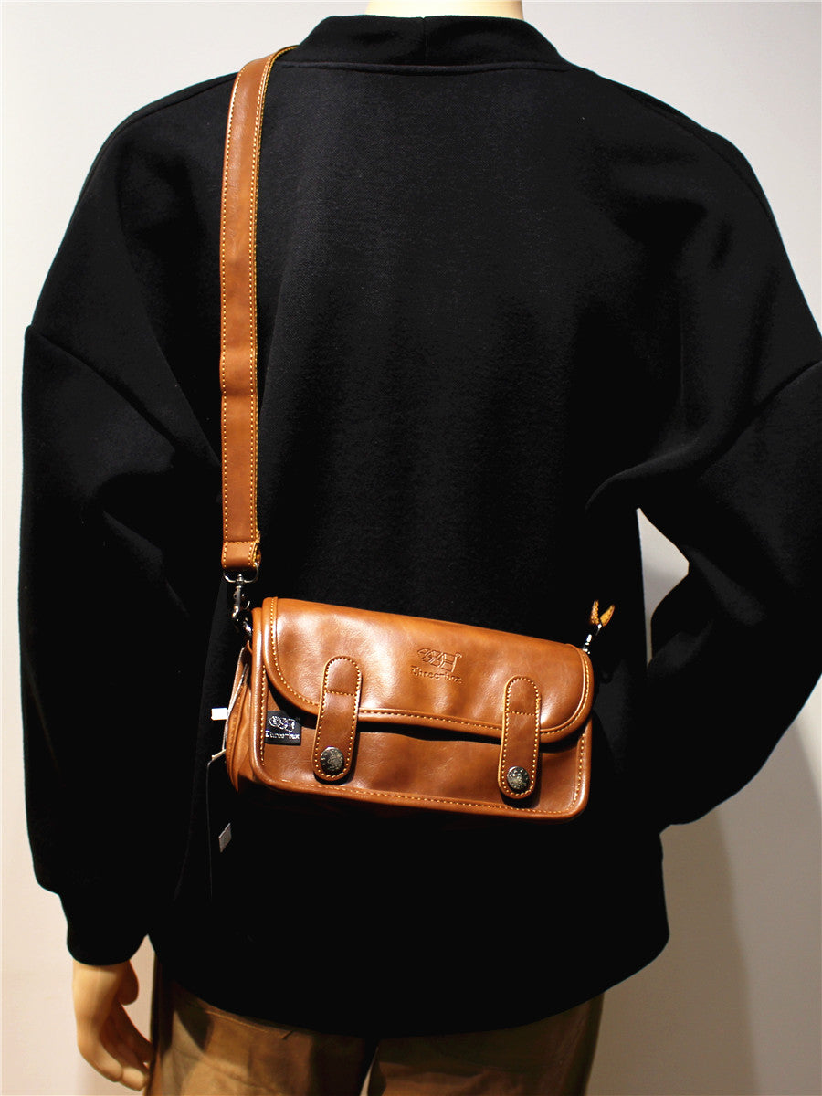 Japanese Retro Mini Crossbody Bag – Unisex Shoulder Phone Bag