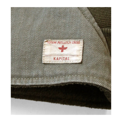 Kapital 25AW Japanese Warm Vest - Fur Collar Herringbone Hooded Casual Outerwear