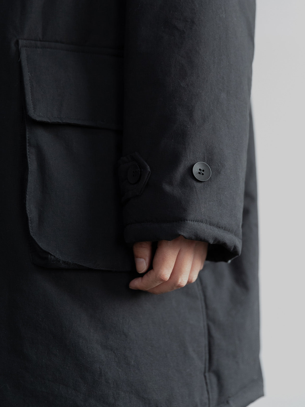 Japanese retro mid-length cotton clothes, men's workwear cotton clothes, loose casual thickened warm jacket