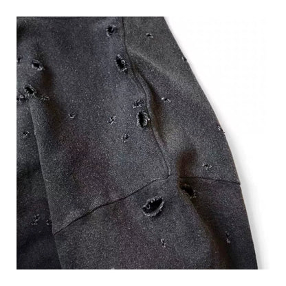 Kapital 25AW Bieber Same Hooded Sweatshirt - Japanese Batik Washed Destruction Gemstone Style