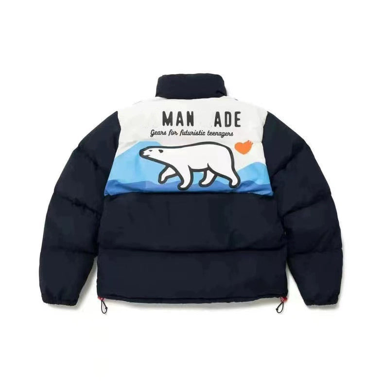 Polar Bear Love Outdoor Down Jacket Three Colors 90% Down
