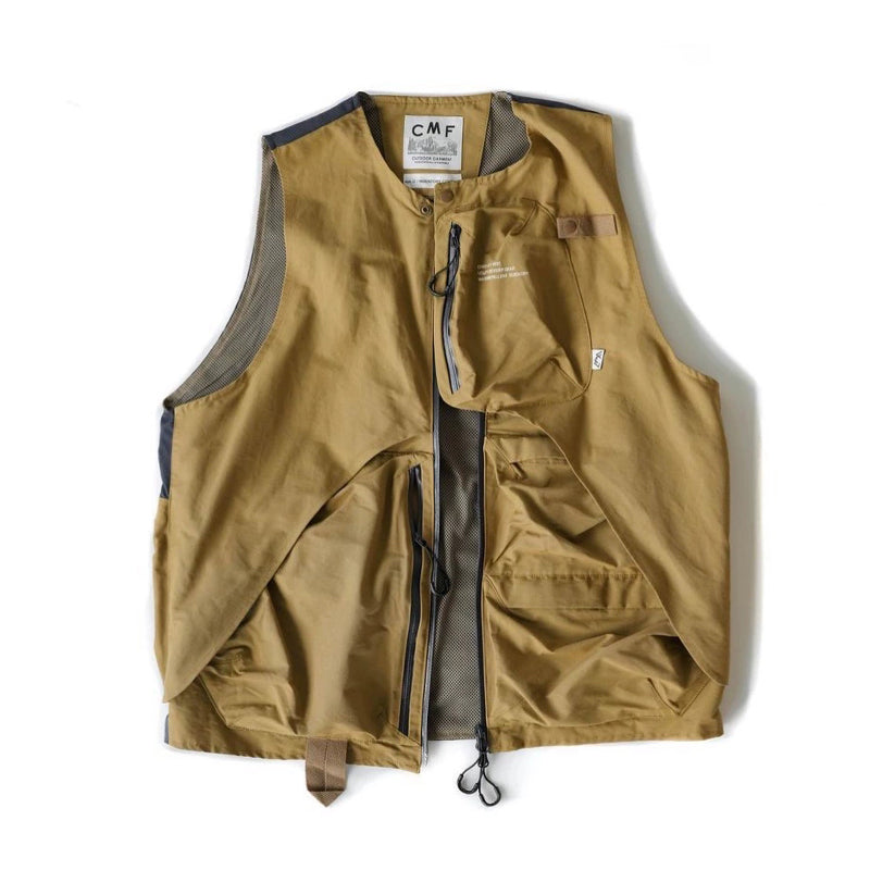 Japanese functional multi-pocket men's and women's same loose tooling mountain city functional vest vest