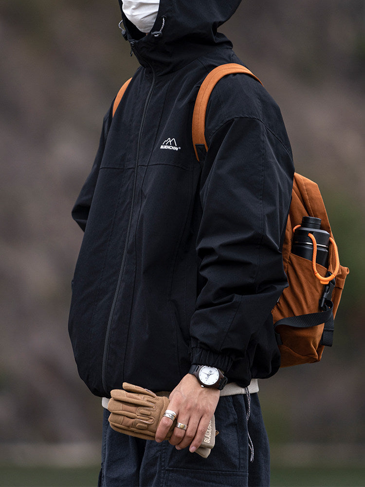 Waterproof Hooded Outdoor Workwear Jacket – Mountain Oversized Unisex