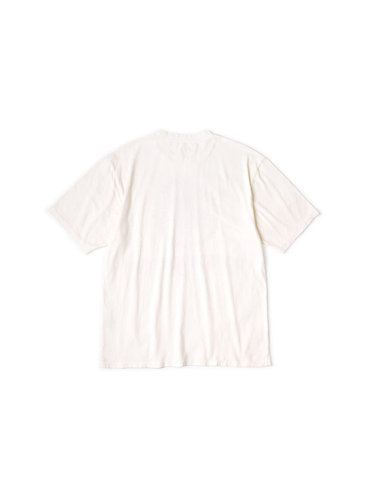 Japanese casual tenzhu cotton print piano key round neck short sleeve T-shirt