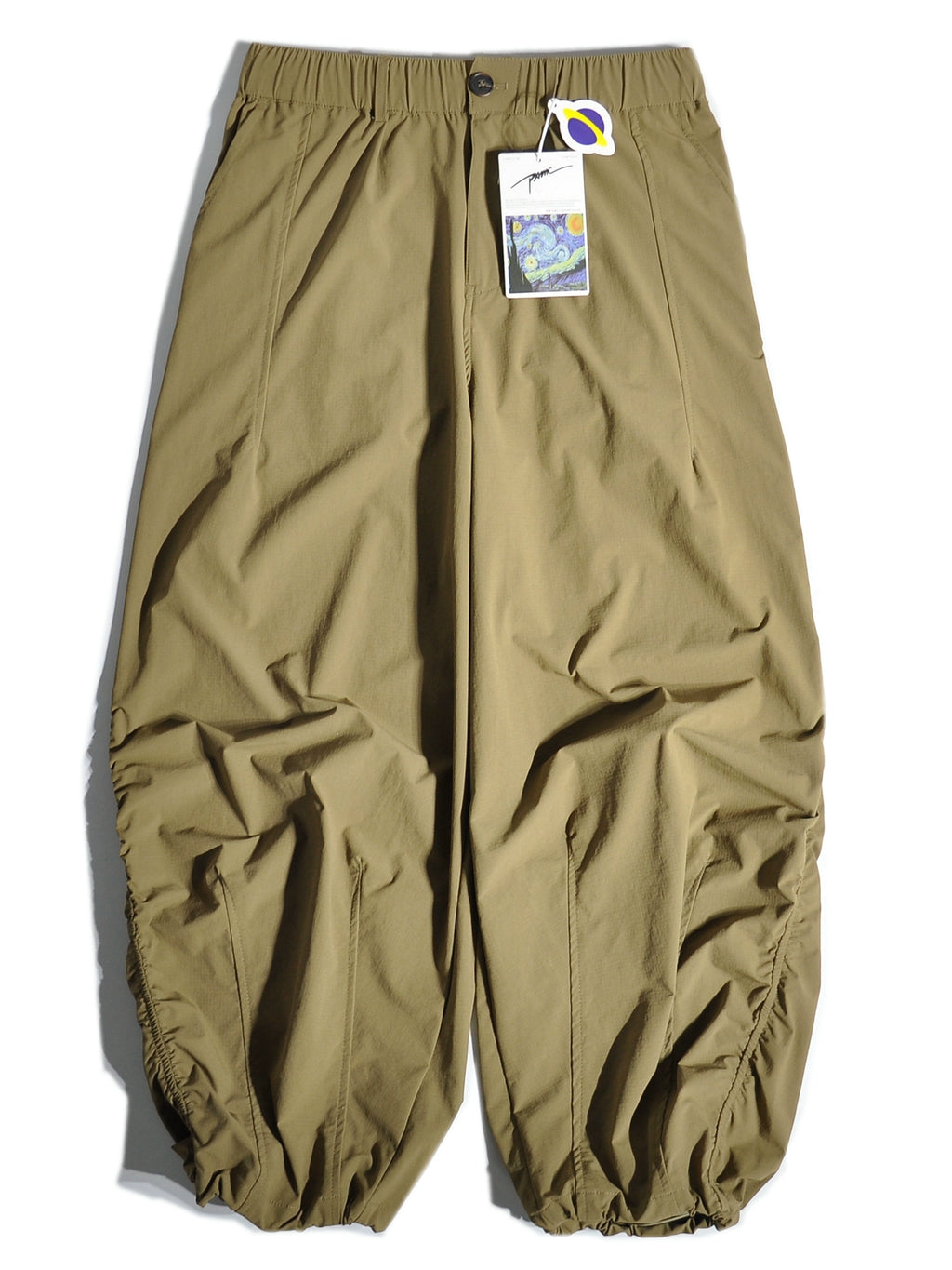 Japanese CityBoy Mountain Outdoor Functional Quick-Drying Wide-Leg Cargo Pants Loose Straight Drap Silhouette Leggings