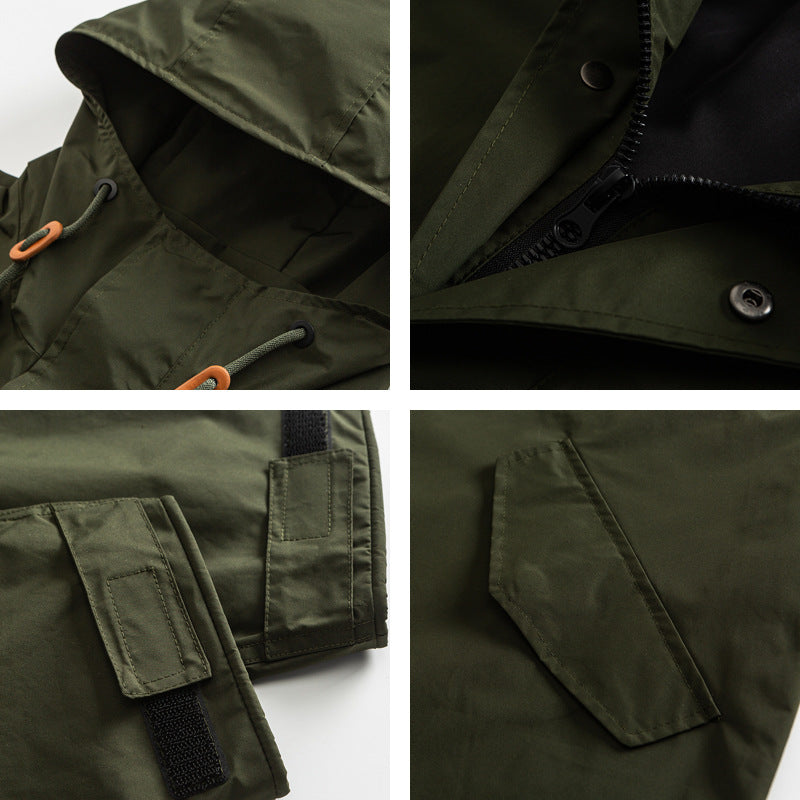 M65 Military Midi Trench Coat – Oversized Unisex Parka Jacket