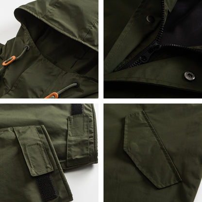 M65 Military Midi Trench Coat – Oversized Unisex Parka Jacket