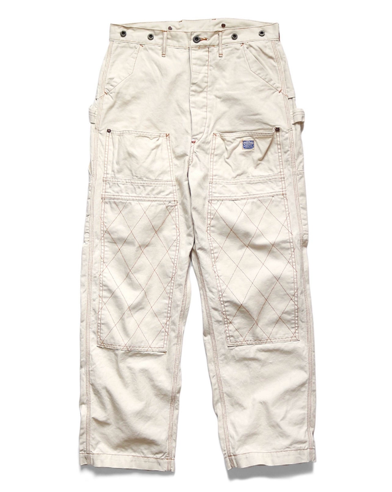Japanese casual loose fashion two-tone gold thread logging pants cargo trousers
