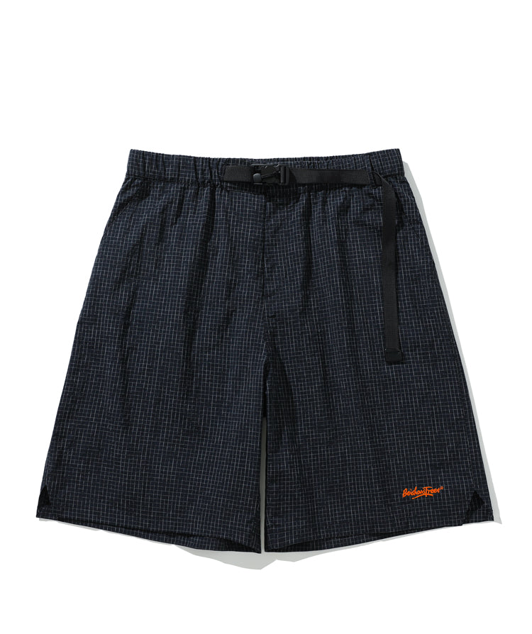 Summer outdoor functional wind three-proof fabric multi-pocket workwear wind multi-pocket loose shirt shorts suit men's wear