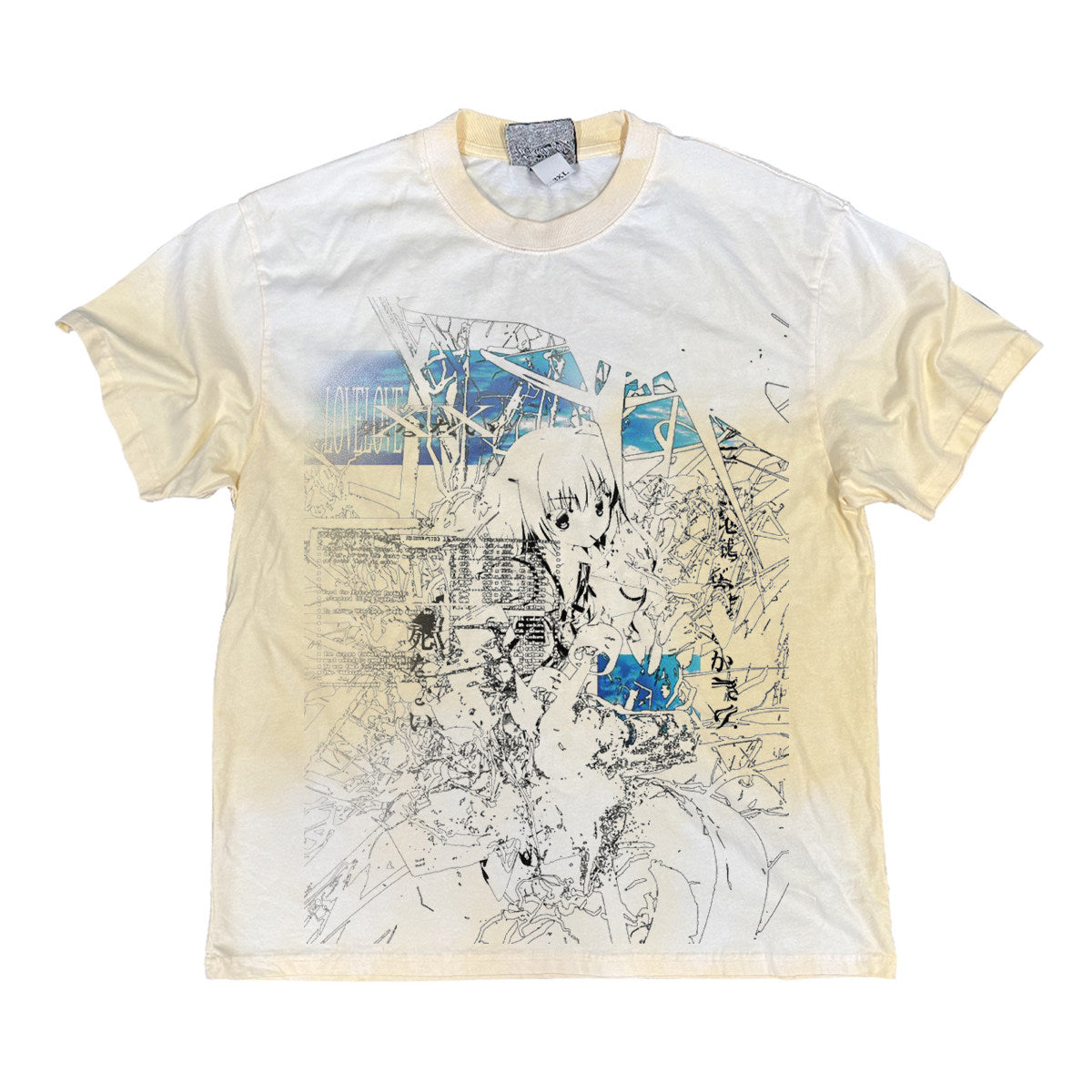 Japanese Graphic Print Crewneck Short Sleeve T-Shirt – Casual Unisex Streetwear Tee