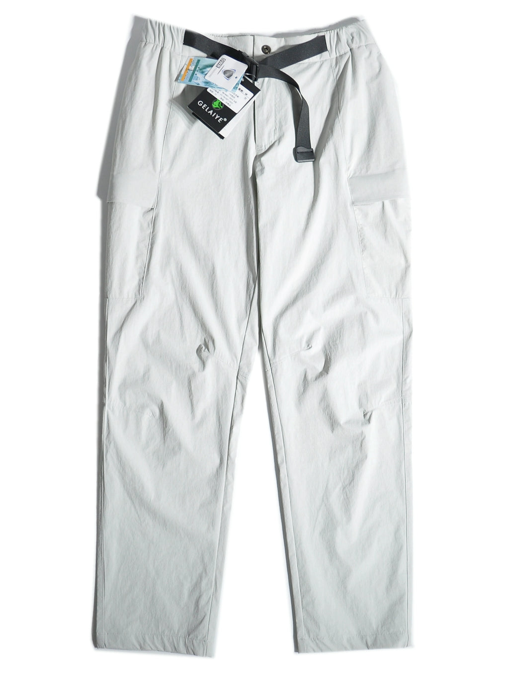 Spring/summer thin mountain outdoor quick-dryer energy wind multi-pocket cargo pants loose straight slim fit stretch slacks