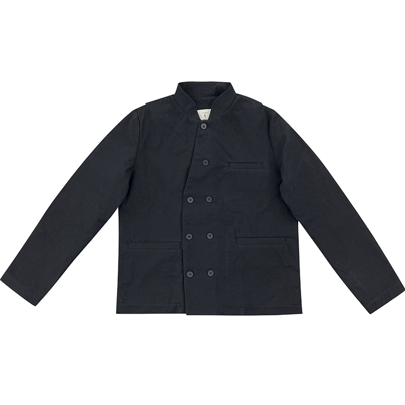 Original design cotton twill double-breasted salt suit tide outer for men