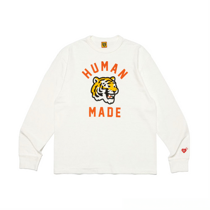 Heavy cotton long sleeve T-shirt loose casual cartoon print retro base shirt