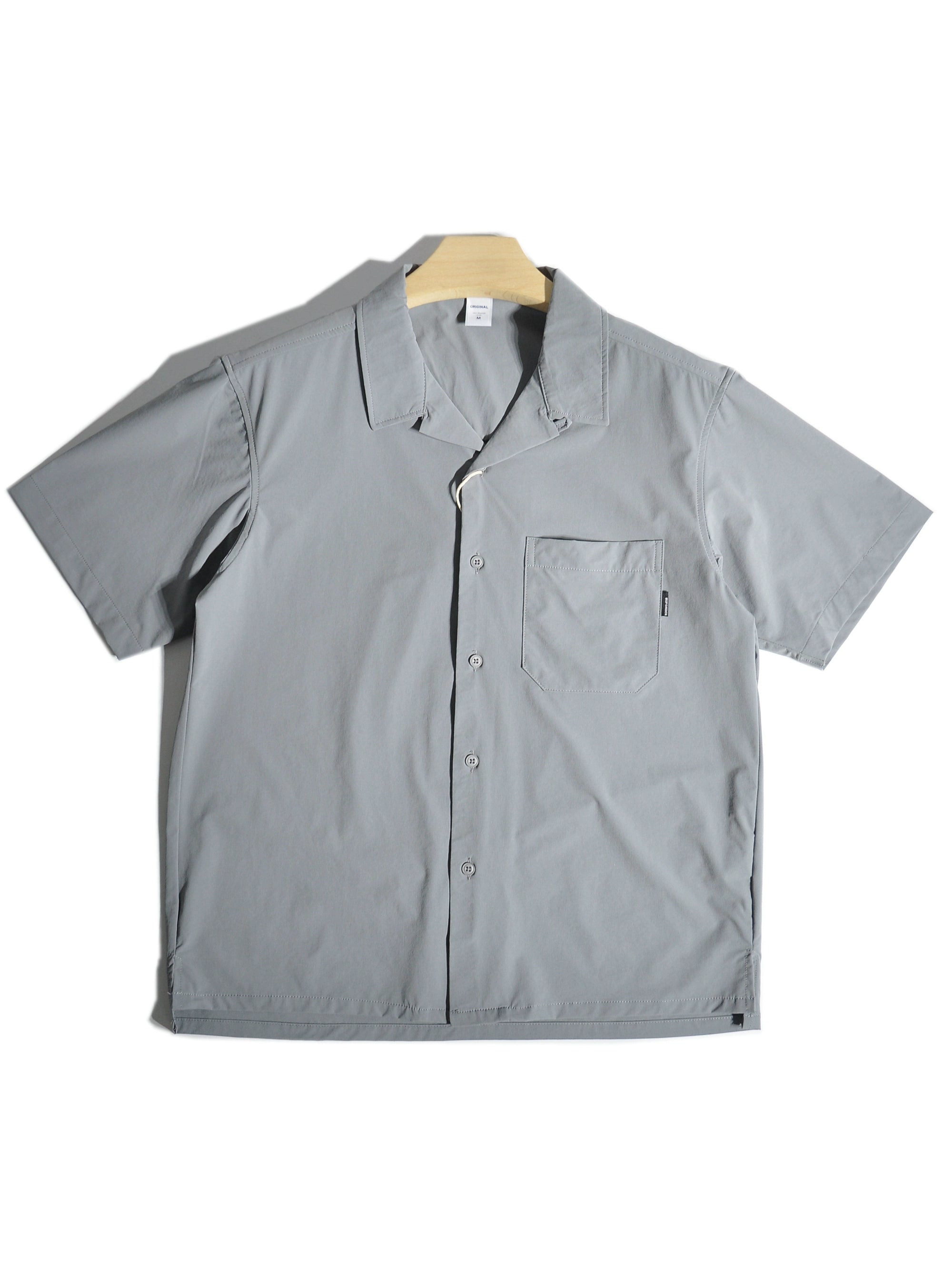 Cuban collar summer thin quick-drying short-sleeved shirt Japanese loose casual shirt