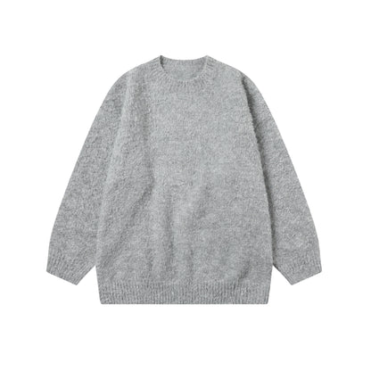 Retro Lazy Wool Knit Pullover – Loose Unisex Sweater – Japanese vintage | yamalin clothes | Yamalinclothes