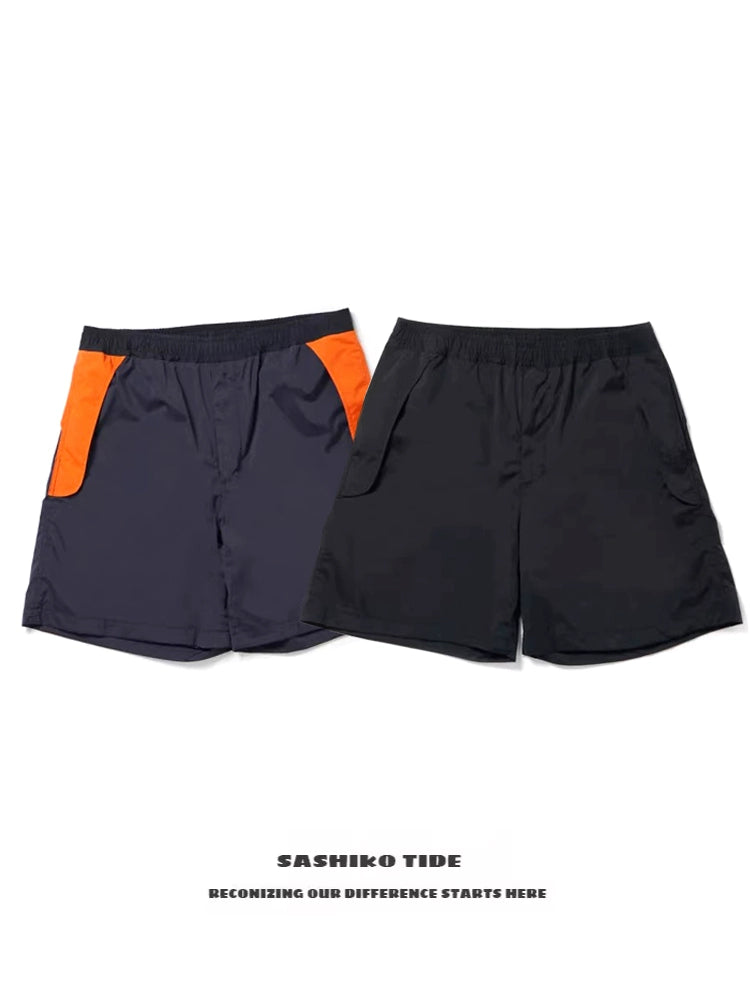 24ss daiwa pier39 loose quick-drying nylon fashion versatile color-block casual sports shorts