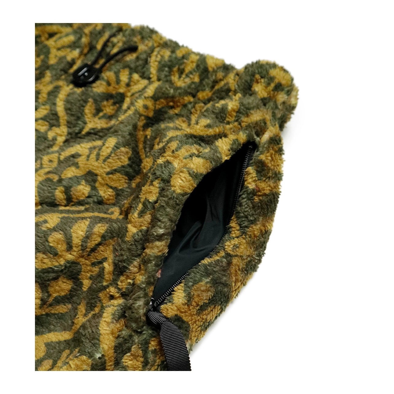 24AW Lambswool Print Floral Warm Loose Straight Trousers pants