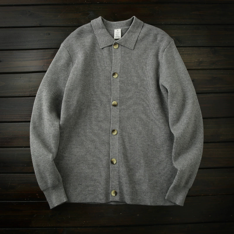 Super soft Andy velvet! Anti-pilling! HEAVY 570G MEN'S AUTUMN WINTER LAPEL THICKENED CARDIGAN KNITTED SWEATER JACKET