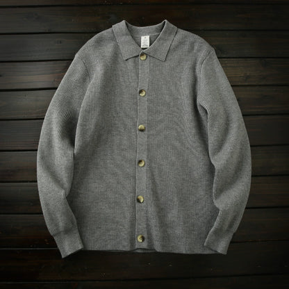 Super soft Andy velvet! Anti-pilling! HEAVY 570G MEN'S AUTUMN WINTER LAPEL THICKENED CARDIGAN KNITTED SWEATER JACKET