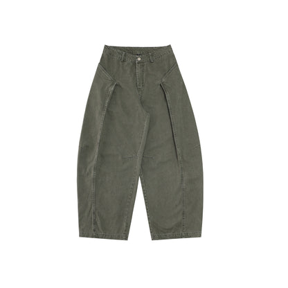 Cargo Cotton Trousers – American Casual Loose Unisex