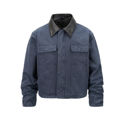 American Vintage Detroit Lapel Jacket – Loose Unisex Streetwear