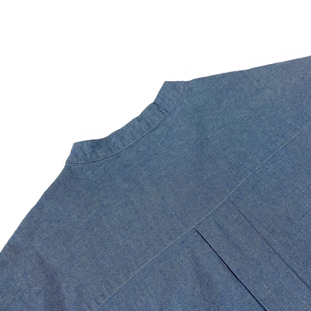 Vintage Hirata and Hiroshi Nippon Heavy Industries Smiley Embroidered Men's and Women's Loose Denim Shirts and Jackets