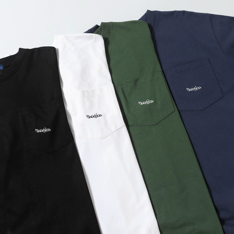 Japanese heavy long-sleeved T-shirt loose city boy