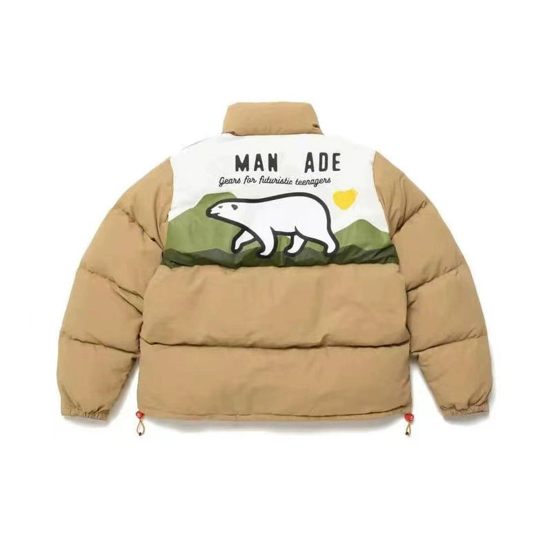 Polar Bear Love Outdoor Down Jacket Three Colors 90% Down