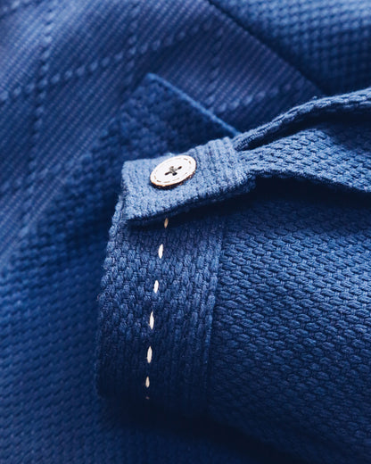 Indigo Kendo Cargo Jacket - Vintage Multi-Pocket Limited Edition