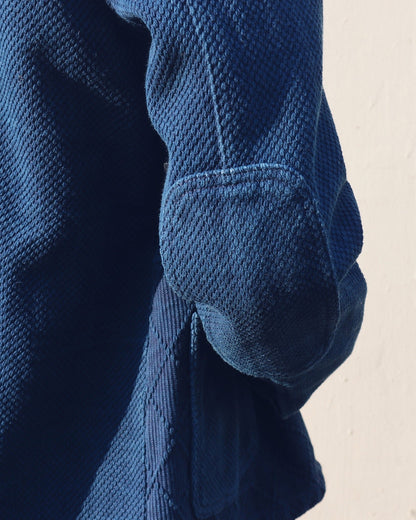 Indigo Kendo Cargo Jacket - Vintage Multi-Pocket Limited Edition