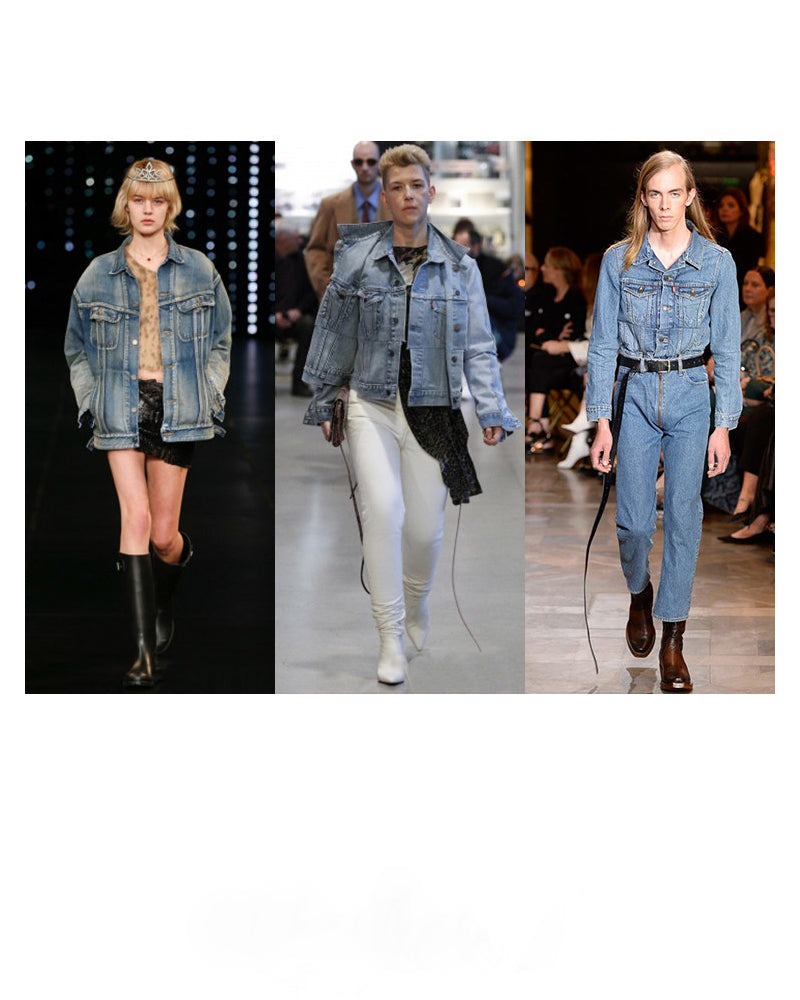 Heavy Washed Slim Denim Jacket – Workwear Inspired Casual Streetwear