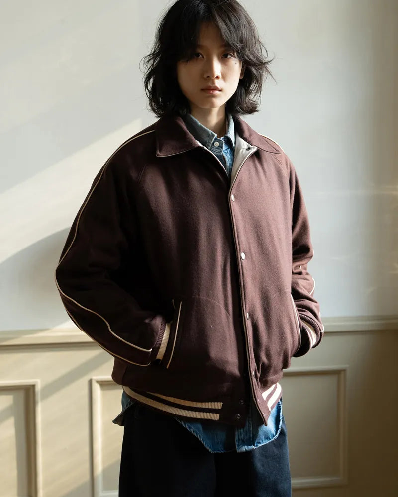 Thinsulate wool-blend reversible cotton jacket is unisex style