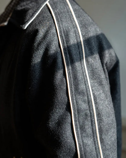Thinsulate wool-blend reversible cotton jacket is unisex style
