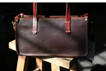 Vintage bags, niche soft leather handmade bags, leather small square bags, women's crossbody wide straps, top layer cowhide tote bags – Japanese vintage | yamalin clothes | Yamalinclothes