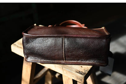 Vintage bags, niche soft leather handmade bags, leather small square bags, women's crossbody wide straps, top layer cowhide tote bags – Japanese vintage | yamalin clothes | Yamalinclothes