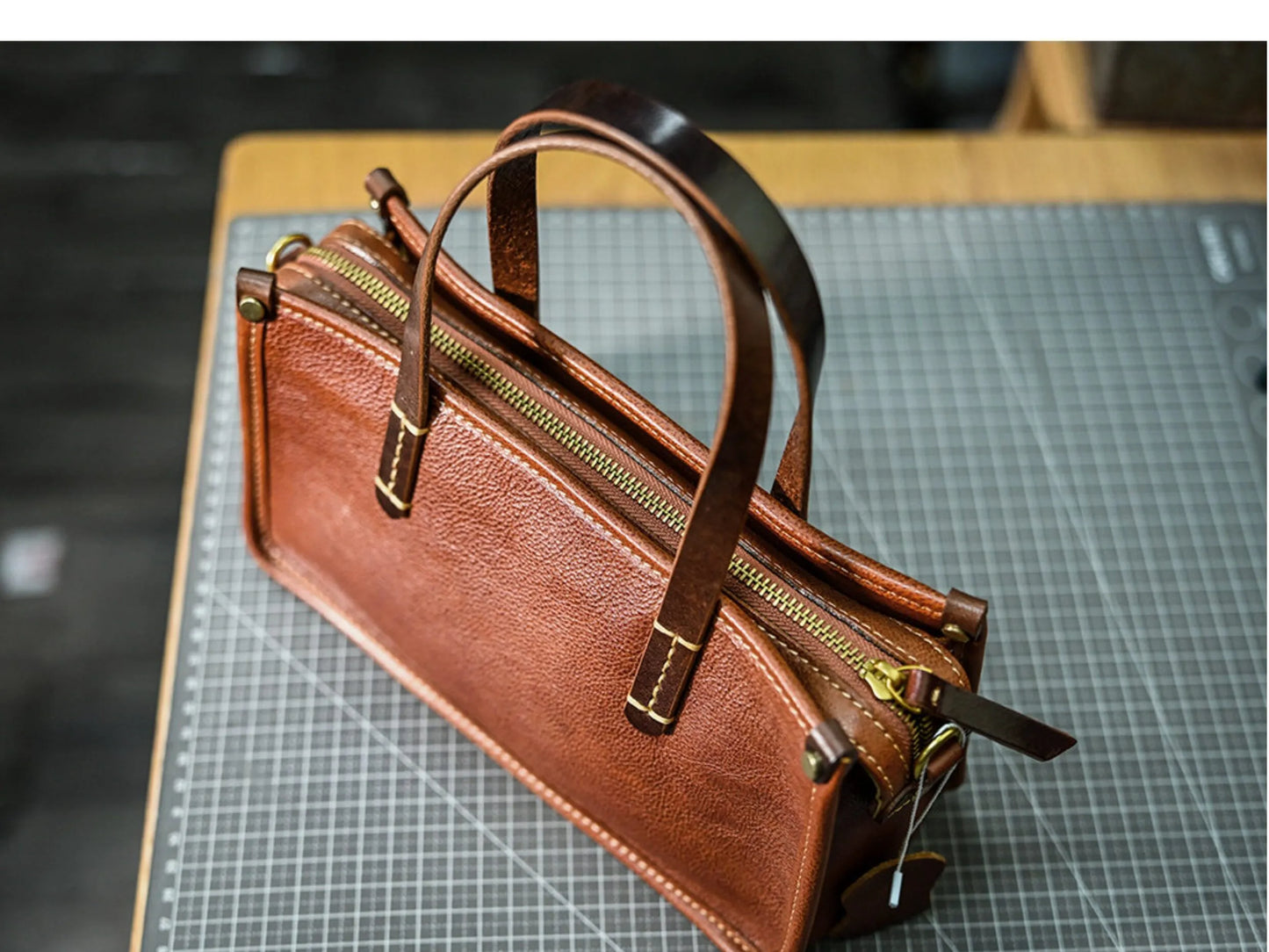 Vintage bags, niche soft leather handmade bags, leather small square bags, women's crossbody wide straps, top layer cowhide tote bags – Japanese vintage | yamalin clothes | Yamalinclothes