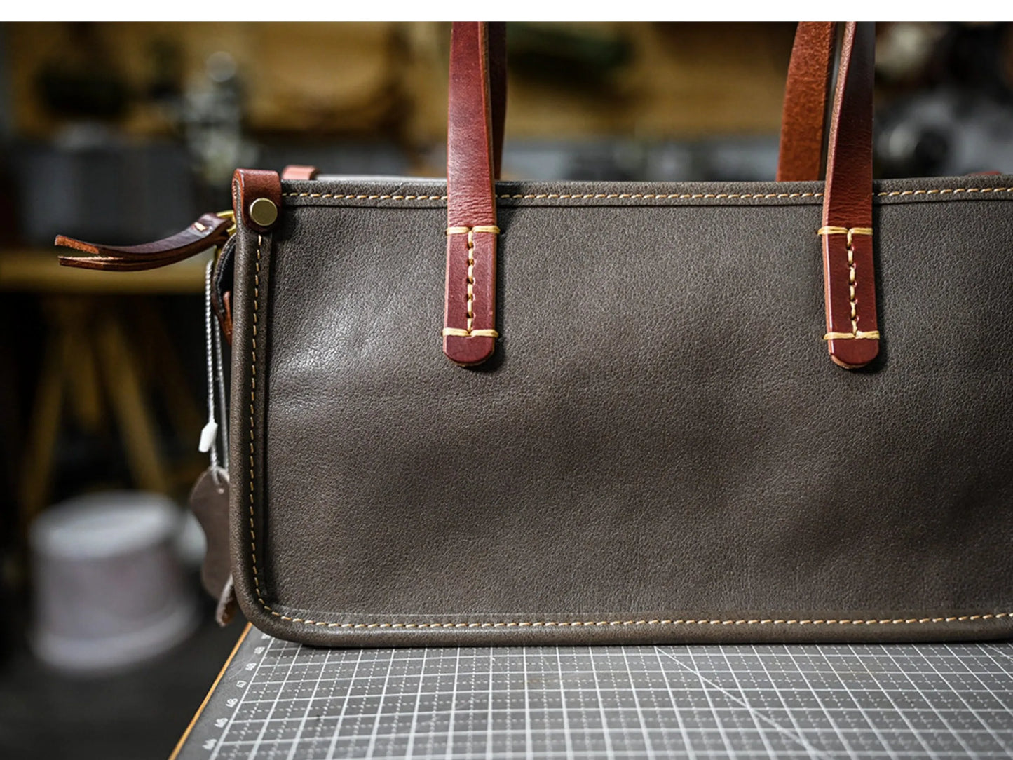 Vintage bags, niche soft leather handmade bags, leather small square bags, women's crossbody wide straps, top layer cowhide tote bags – Japanese vintage | yamalin clothes | Yamalinclothes